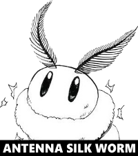antenna silk worm