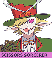 scissors magician